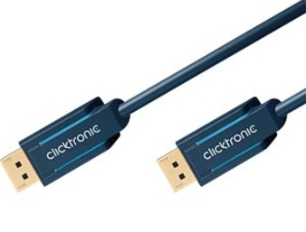 ClickTronic 2m Displayport m/m Blue