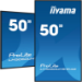 iiyama 50" 4K UHD professional digital signage display with advanced control and connectivity options