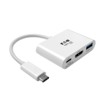 Tripp Lite U444-06N-H4U-C USB grafische adapter 3840 x 2160 Pixels Wit