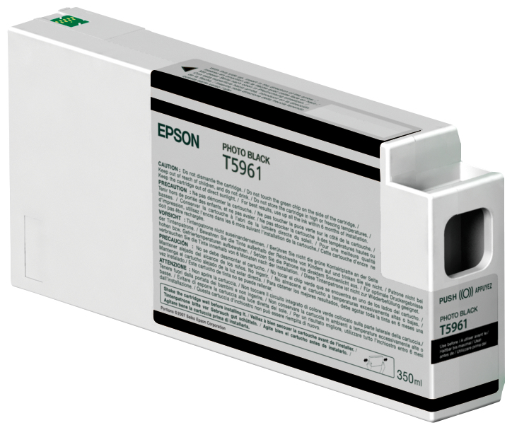 Image of Epson C13T596100/T5961 Ink cartridge foto black 350ml for Epson...