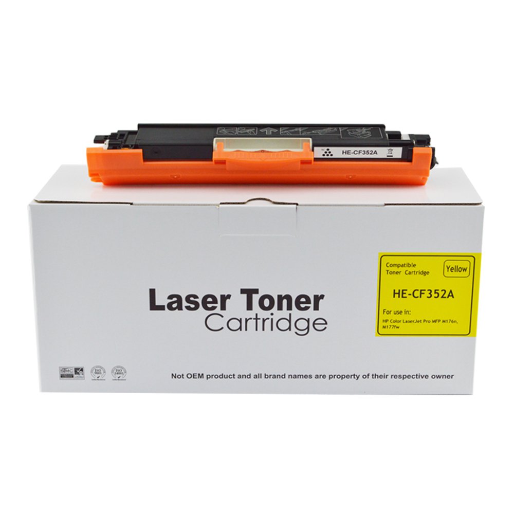 Image of CTS Wholesale Compatible HP Laserjet Pro MFP M176 Yellow CF352A Toner