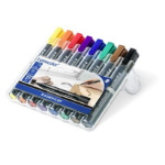 Staedtler Lumocolor permanent marker Black, Blue, Brown, Green, Orange, Red, Violet, Yellow