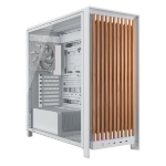 Corsair FRAME 5000D WOOD RS Midi Tower Walnut, White
