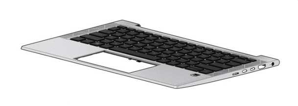 M08699-151 HP 830 G7/G8 - Topcover Keyboard GR  - BL