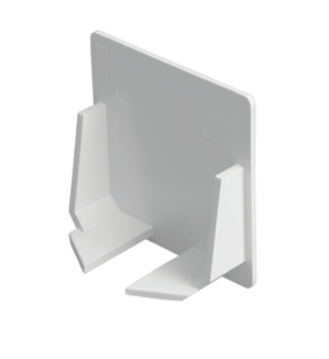 Image of Titan CT70ECWH cable trunking system accessory Cable raceway end caps