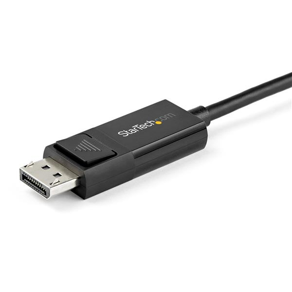 StarTech.com 3ft (1m) USB C to DisplayPort 1.4 Cable 8K 60Hz/4K - Bidirectional DP to USB-C or USB-C to DP Reversible Video Adapter Cable -HBR3/HDR/DSC - USB Type-C/TB3 Monitor Cable