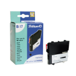 Pelikan 4107558/B17 Ink cartridge black, 300 pages ISO/IEC 19752 10ml (replaces Brother LC980BK) for Brother DCP 145 C