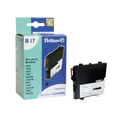 Image of Pelikan 4107558/B17 Ink cartridge black, 300 pages ISO/IEC 19752...
