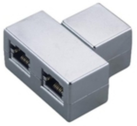 Image of Microconnect MPK402-Metallized RJ45 2x RJ45 Metallic