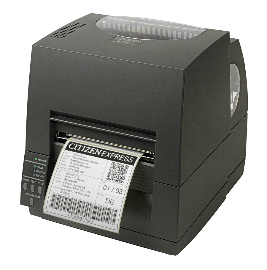 Image of Citizen CL-S621II 203 x 203 DPI Wired Direct thermal / Thermal...