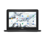 DELL Chromebook 3100 Intel® Celeron® N N4020 29.5 cm (11.6") Touchscreen 4 GB LPDDR4-SDRAM 32 GB eMMC Wi-Fi 5 (802.11ac) ChromeOS Black