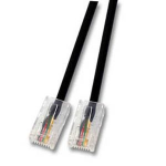 EFB Elektronik RJ45 (8/4) - RJ45(8/4) netwerkkabel Zwart 1 m