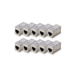 Digitus CAT 6, modular couplers, shielded - 10 pieces