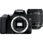 Canon EOS 250D + EF-S 18-55mm f/3.5-5.6 III + SB130 SLR Camera Kit 24.1 MP CMOS 6000 x 4000 pixels Black