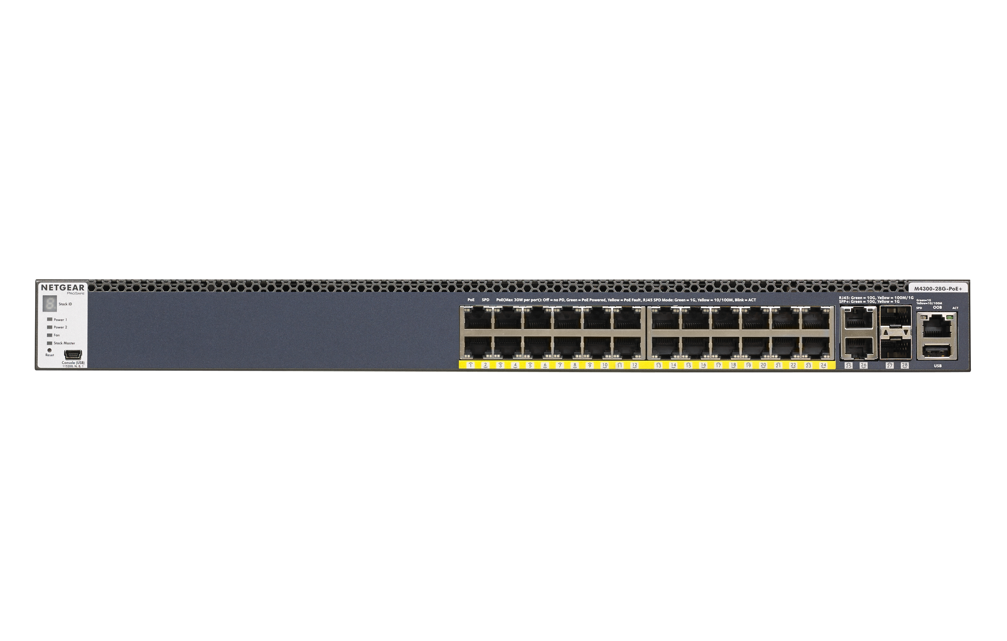 Image of NETGEAR M4300-28G-PoE+ Managed L2/L3/L4 10G Ethernet...