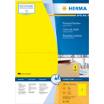 HERMA 4565 self-adhesive label Rectangle Yellow 200 pc(s)