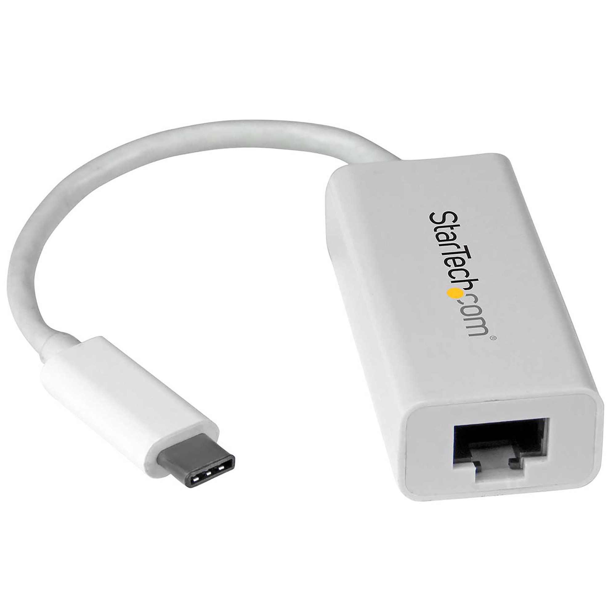 Image of StarTech.com USB-C to Gigabit Network Adapter - White