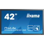 iiyama ProLite TH4265MIS-B1AG computer monitor 106.7 cm (42") 1920 x 1080 pixels Full HD LED Touchscreen Black