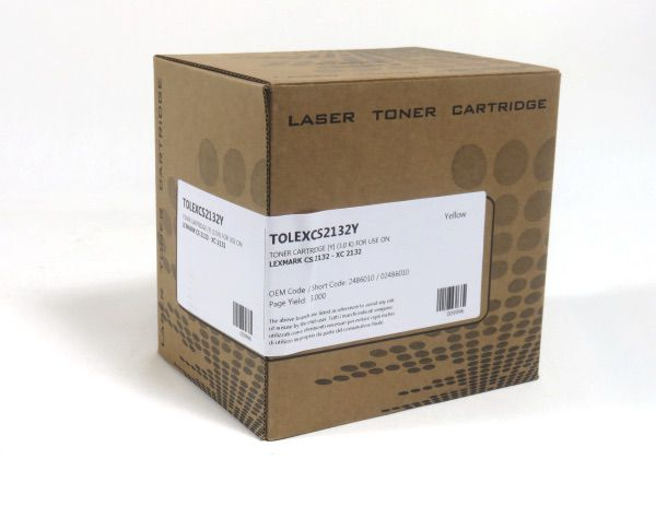 Data Direct Lexmark XC2130 XC2132 Yellow Remanufactured 3K