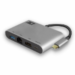 ACT AC7040 USB-C to HDMI multiport adapter with ethernet, USB hub and cardreader