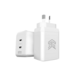 STM 35W DUAL PORT (USB-C & USB-C) POWER ADAPTER (AUNZ) - WHITE