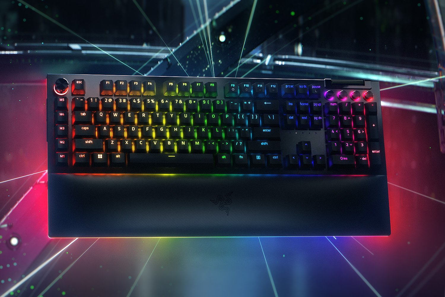 Image of Razer BlackWidow V4 Pro keyboard USB QWERTZ German Black