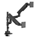 ICY BOX IB-MS702-T monitor mount / stand 144.8 cm (57") Desk Black