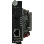 Perle C-100-S1ST20D network media converter Internal 100 Mbit/s Single-mode Black