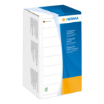 HERMA Computer labels continous 147.32x99.2 mm 1 row white perforated paper matt 3000 pcs.