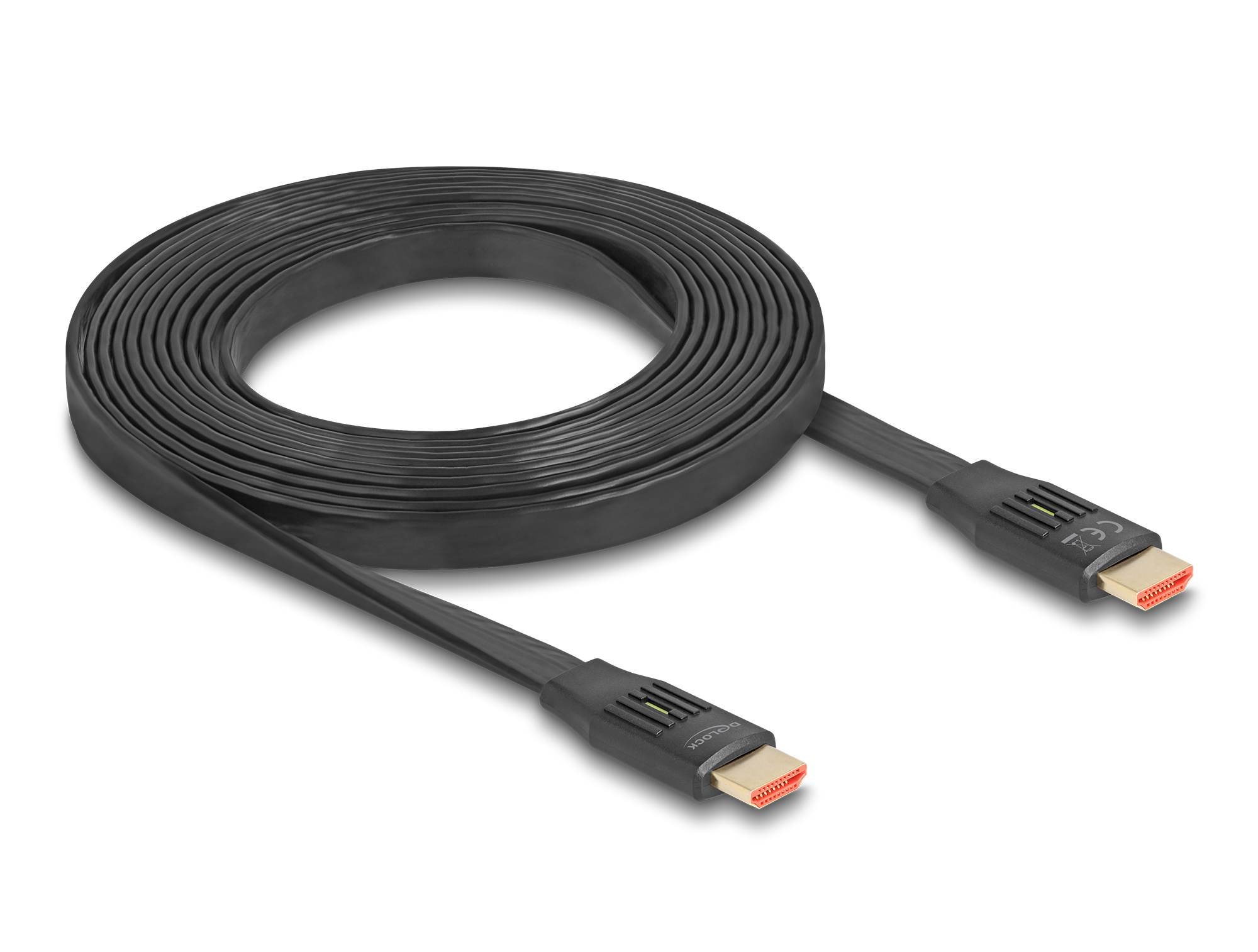 EU Product - High Speed HDMI Flachbandkabel 8K 60Hz 3m thumbnail