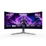 AOC AGON PRO AG456UCZD computer monitor 113 cm (44.5") 3440 x 1440 Pixels Wide Quad HD OLED Zwart, Grijs