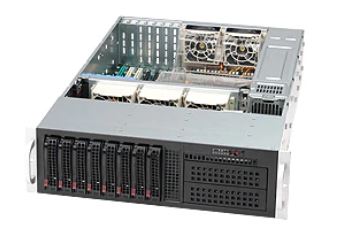 CSE-835TQC-R1K03B SUPERMICRO Server Geh 3U/2x1000W/8x3.5