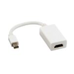 Lindy 41014 video cable adapter 0.2 m Mini DisplayPort HDMI Type A (Standard) White