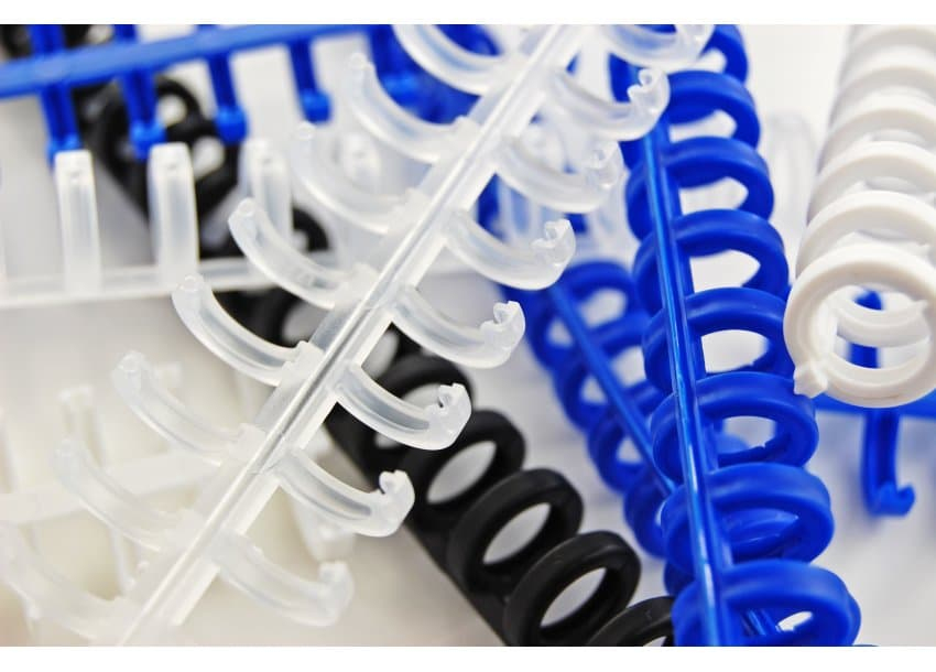 GBC ClickBind Binding Spines 8mm A4 Black (50)
