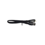 Leba geflochtenes MFI Flachkabel| USB-A auf Lightning| 1.2m| schwarz| Black