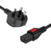 FDL 2M UK MAINS CABLE - UK PLUG TO LOCKING IEC C13 SOCKET
