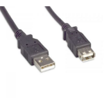 eNet Components USB2.0MAFA-6F USB cable USB 2.0 70.9" (1.8 m) USB A Black