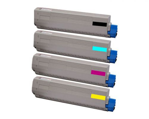 CTS Remanufactured OKI C801BK Black 44643004 Toner