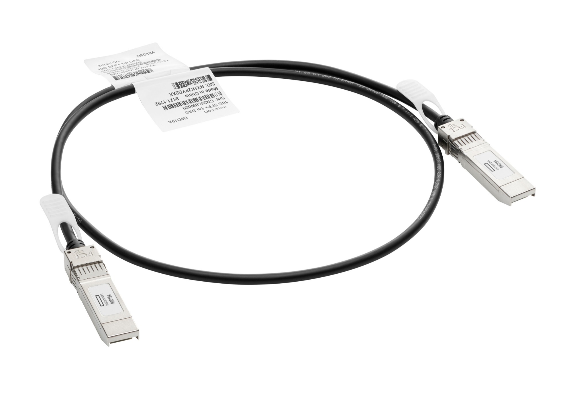 HPE Aruba Networking 10G SFP+ to SFP+ 1m Direct Attach Copper Cable HPE Aruba Networking 10G SFP+ to SFP+ 1m Direct Attach Copper Cable