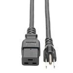 Tripp Lite P034-010 power cable Black 120.1" (3.05 m) C19 coupler NEMA 5-15P