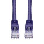 AddOn Networks 3ft Purple CAT 5E PVC Ethernet Cable Snagless Bubble Boot RJ-45 M/M