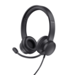 Trust HS-150 Casque Avec fil Arceau Bureau/Centre d'appels Noir