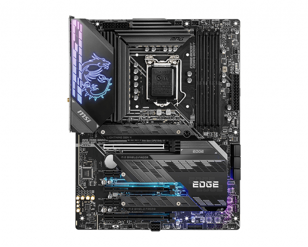 Image of MSI MPG Z590 GAMING EDGE WIFI motherboard Intel Z590 LGA 1200...