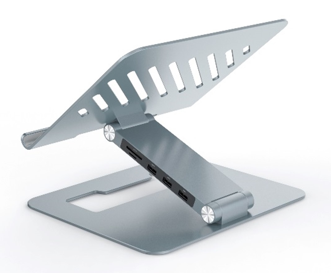 JLC Laptop stand with USB-C Docking Station