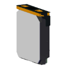 Western Digital 1EX1223 behuizing voor opslagstations HDD-behuizing Zwart, Grijs, Oranje 3.5"