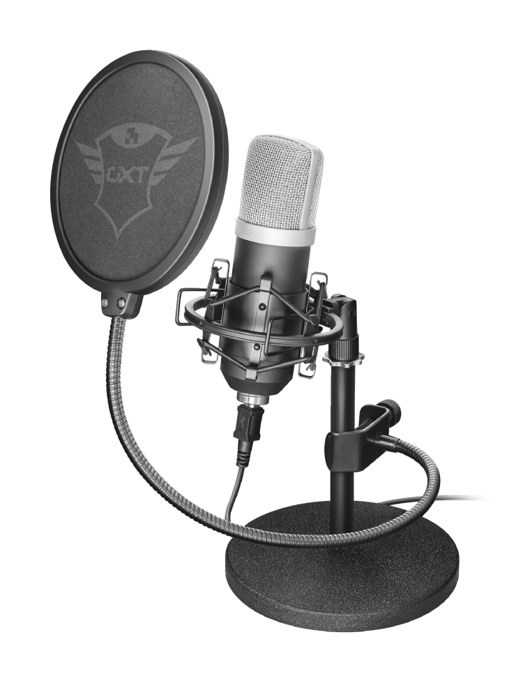 Image of Trust 21753 microphone Black Studio microphone