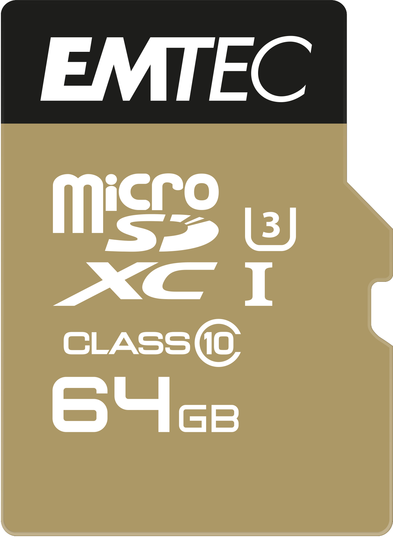 ECMSDM64GXC10SP EMTEC mSD 64GB UHS-I U3 V30 A1 SpeedIN Pro + Adapter