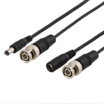 Deltaco MM-82A coaxial cable 3 m BNC + DC Black