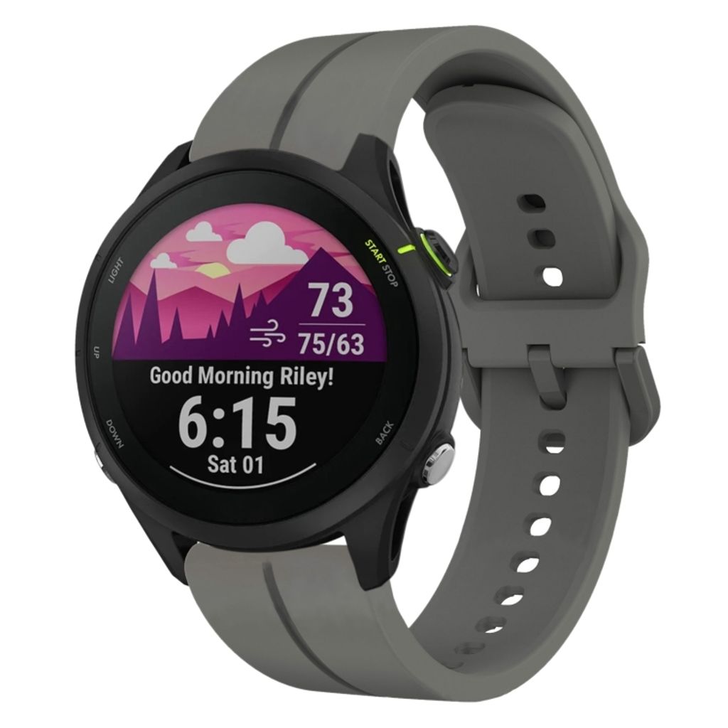 EU Product - Forerunner 255 Silicone Watch Band - Gray thumbnail