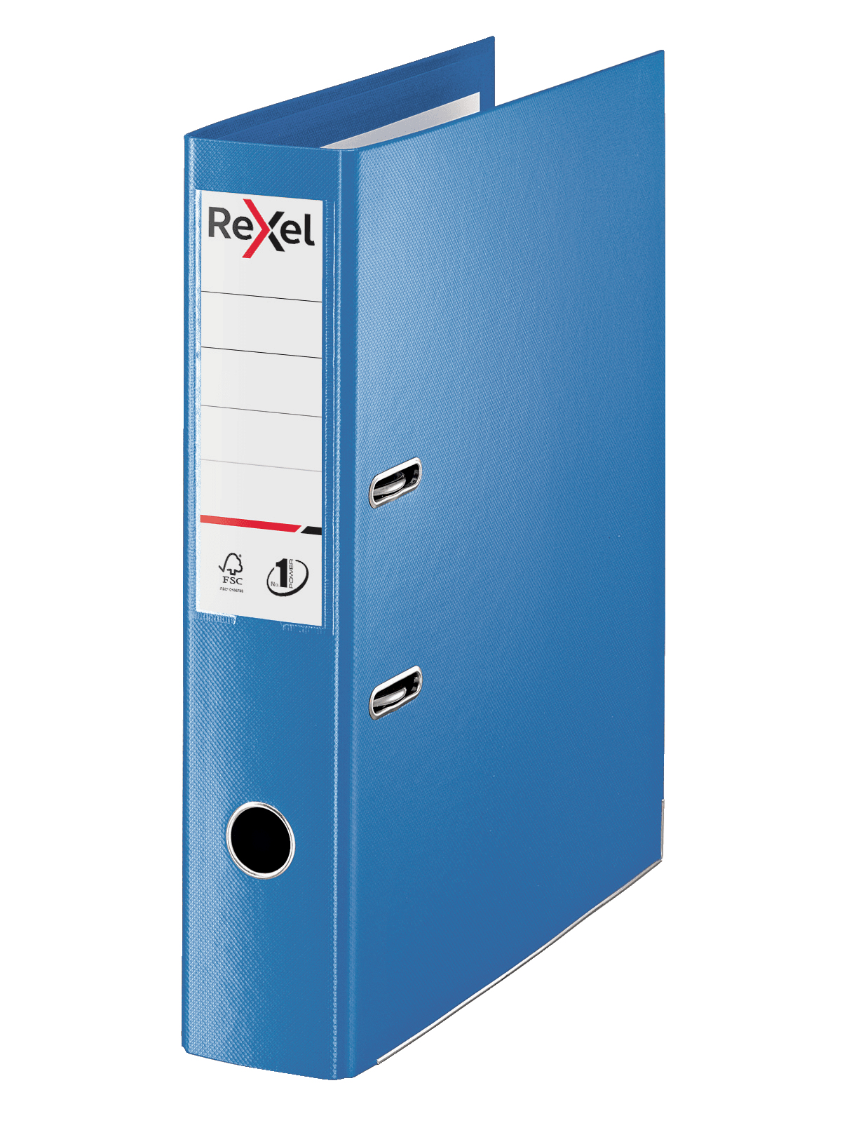 Rexel Choices 75mm Lever Arch File Polypropylene Foolscap Blue 2115512